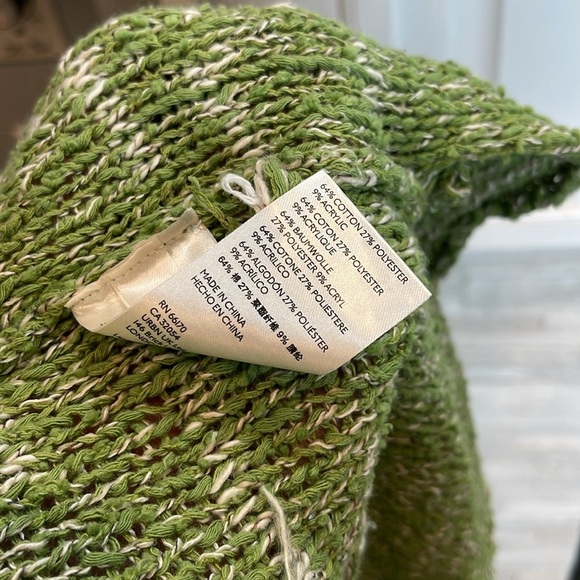 Anthropologie Daily Practice Palm Frond Cardigan Size Xs/S - Picture 4 of 7